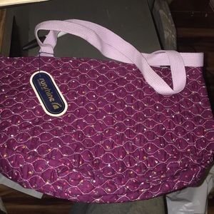 Vintage Purple Flower Tote NWOT Sunshine Works